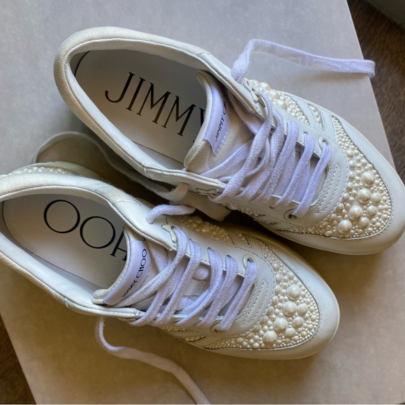 SNEAKERS JIMMY CHOO WITH PEARLS - Picture 5 of 6